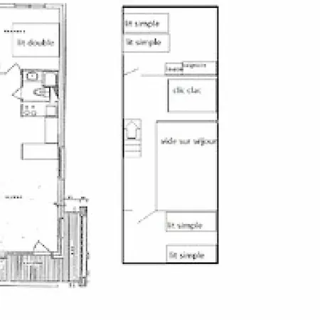 Roche Blanche - Location: Duplex Pour 8 Personnes Au Dernier Etage, Centre Station Mae-9013